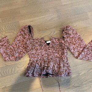 Floral Pink Women's Top